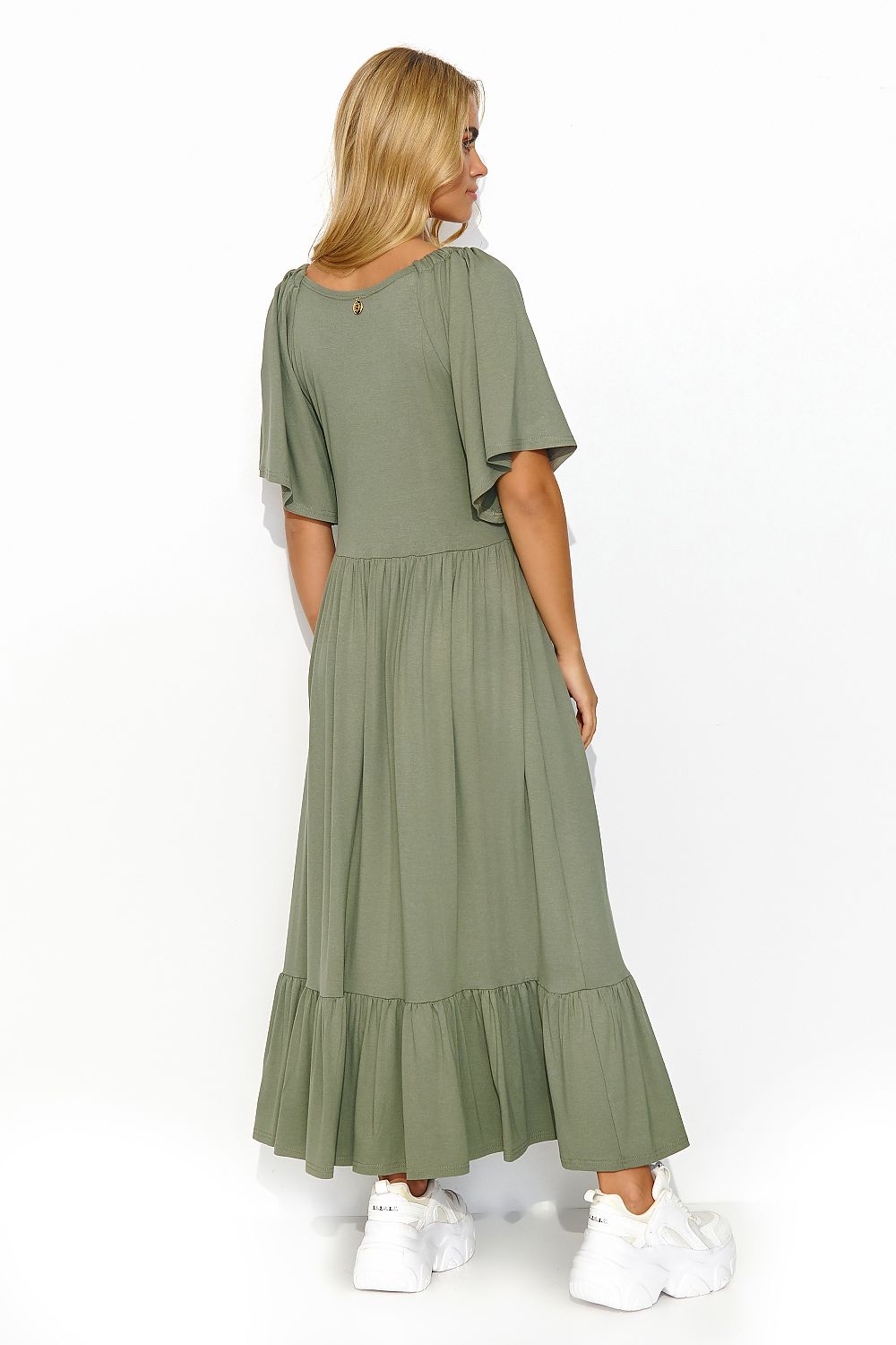 Robe de jour model 193208 Makadamia