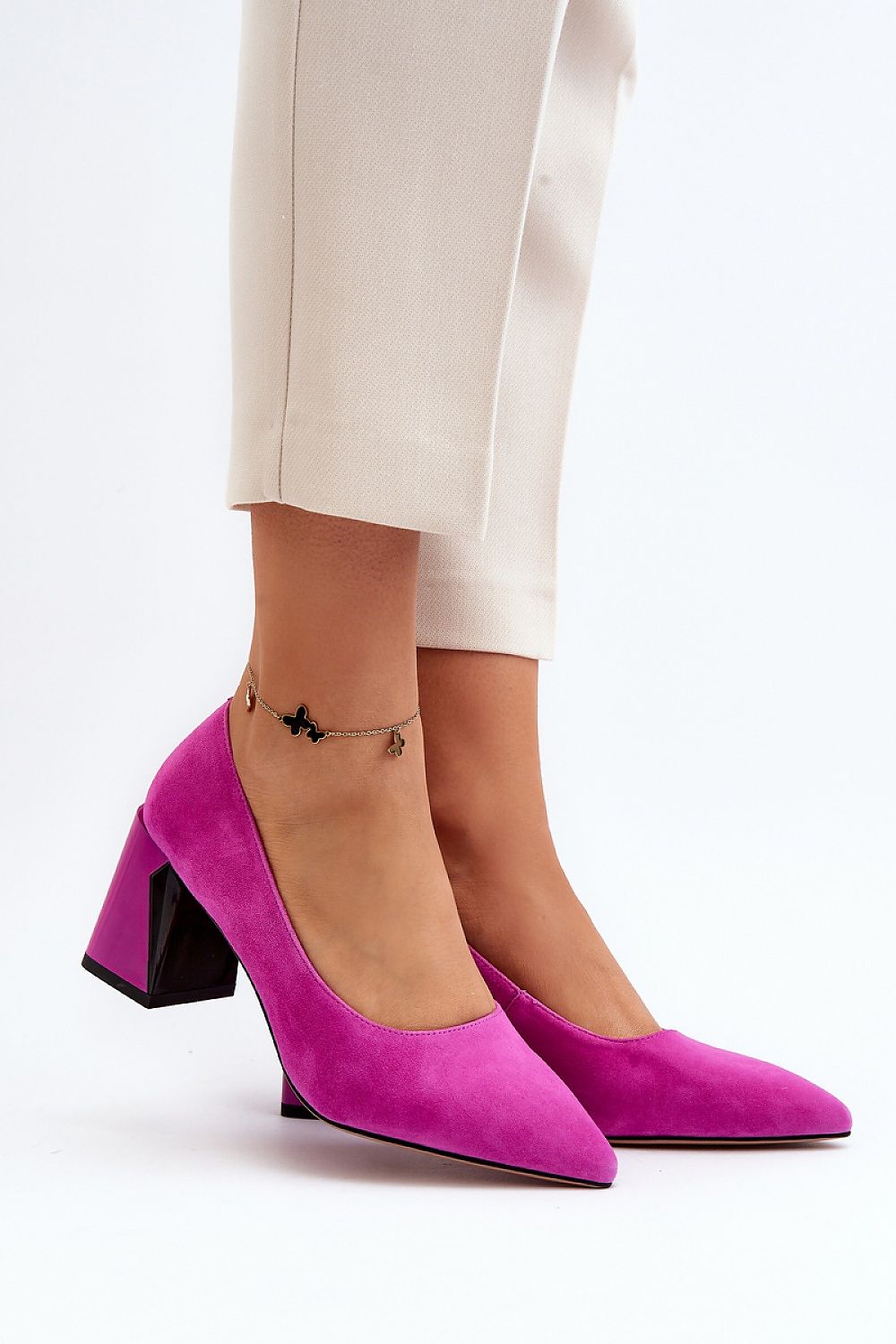 Escarpins talon large model 193350 Step in style