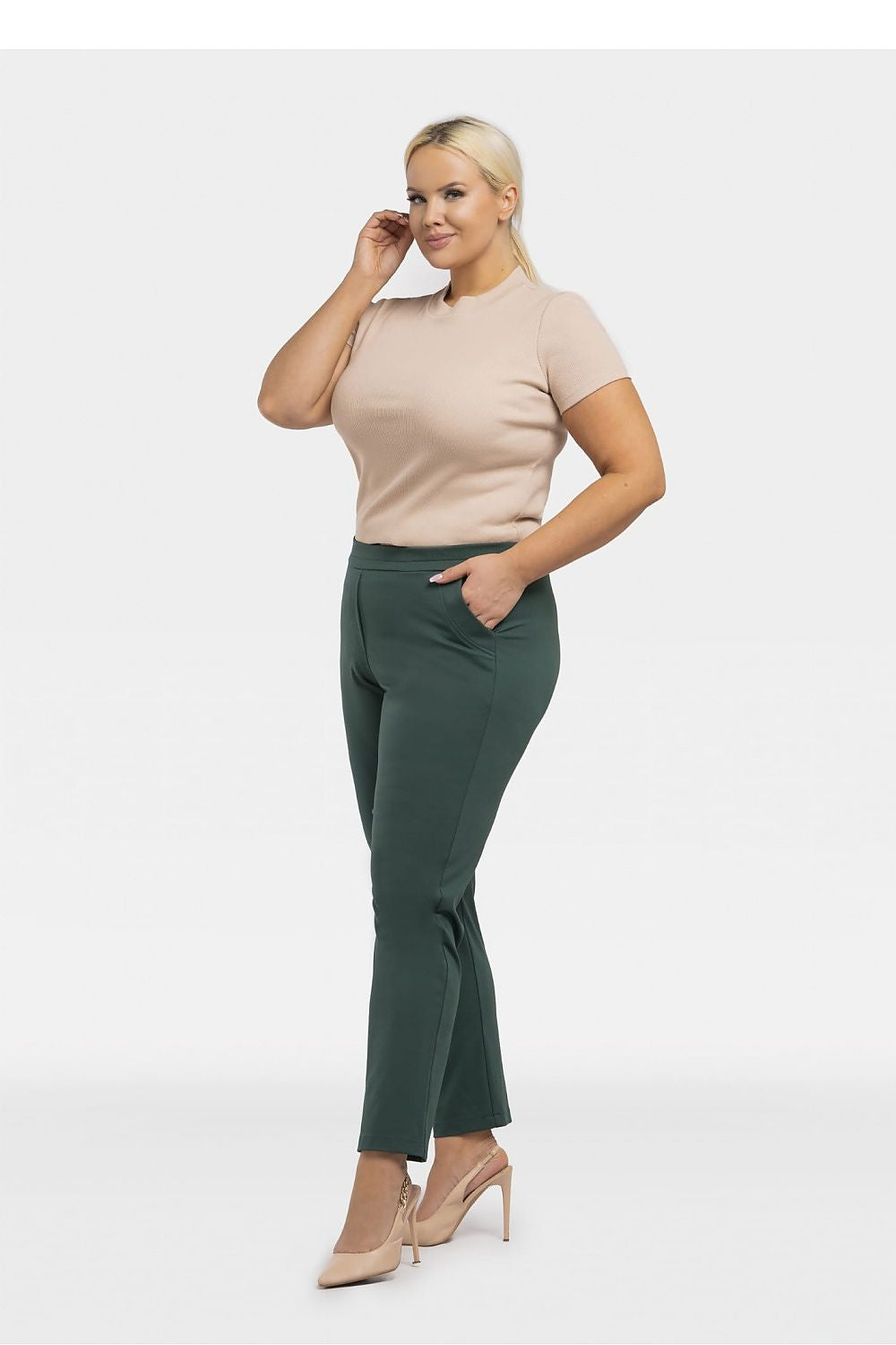 Pantalon taille plus model 193916 Karko