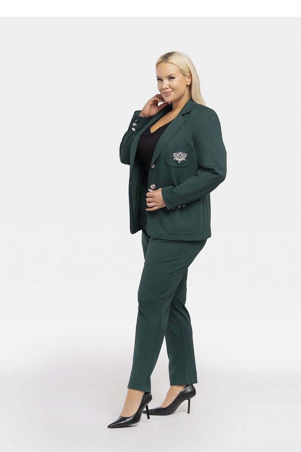 Blazer femme taille plus model 195030 Karko