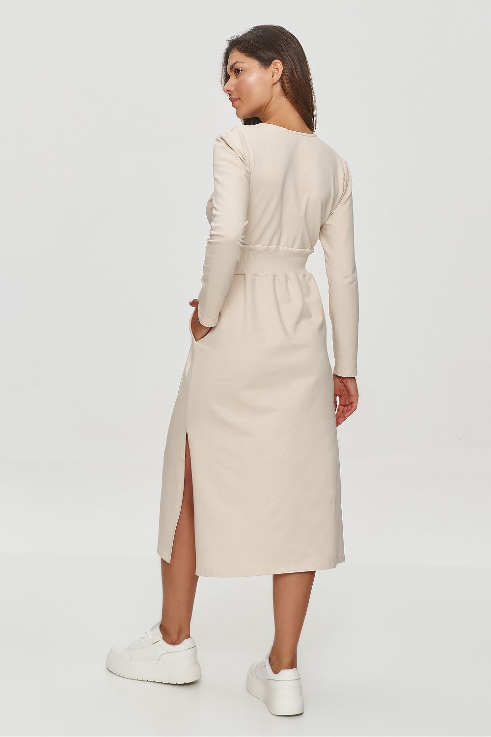 Robe de jour model 200037 Makadamia