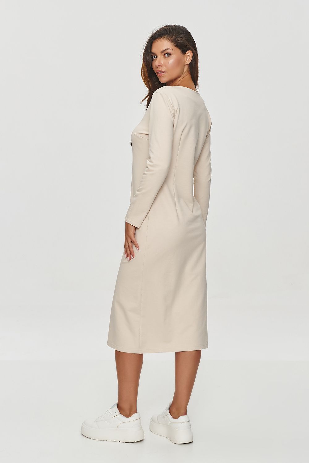 Robe de jour model 200064 Makadamia