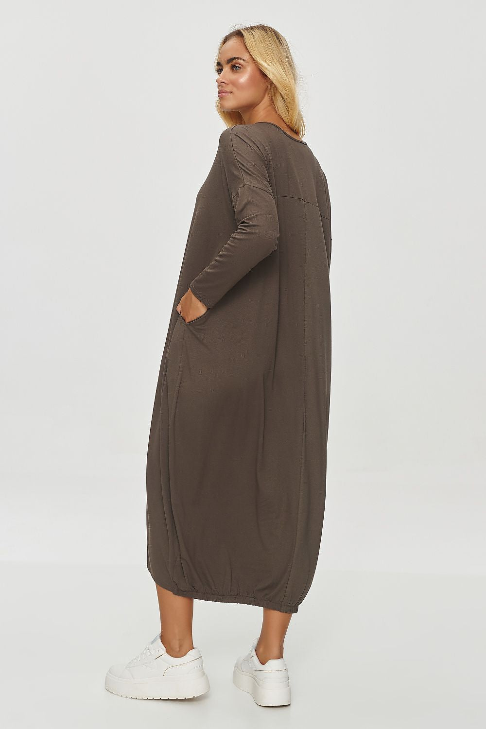 Robe de jour model 200068 Makadamia