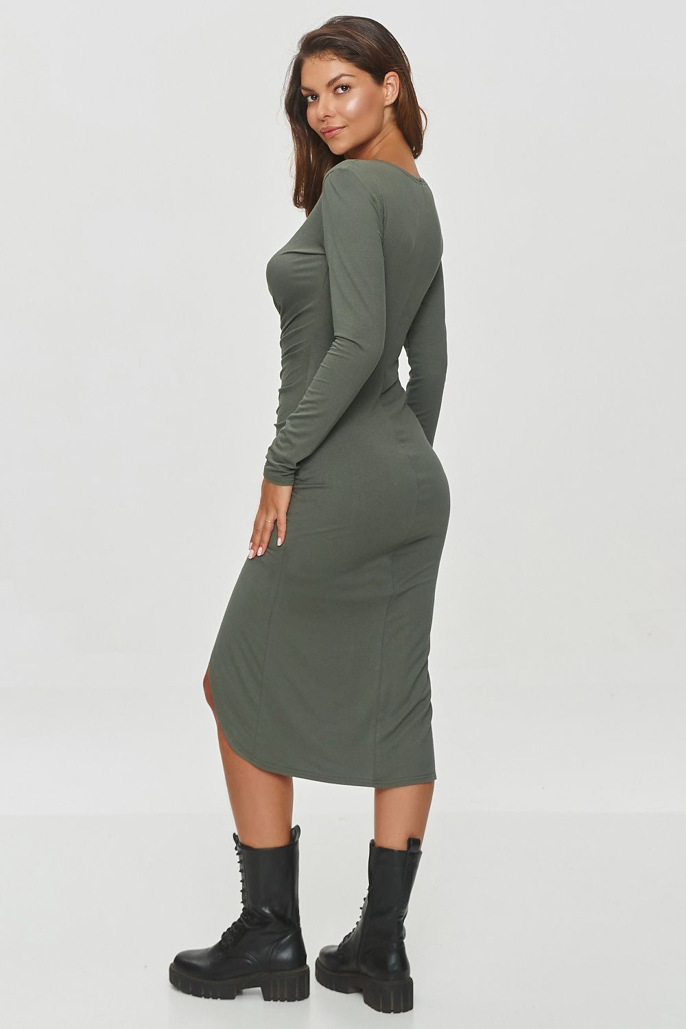 Robe de jour model 200070 Makadamia