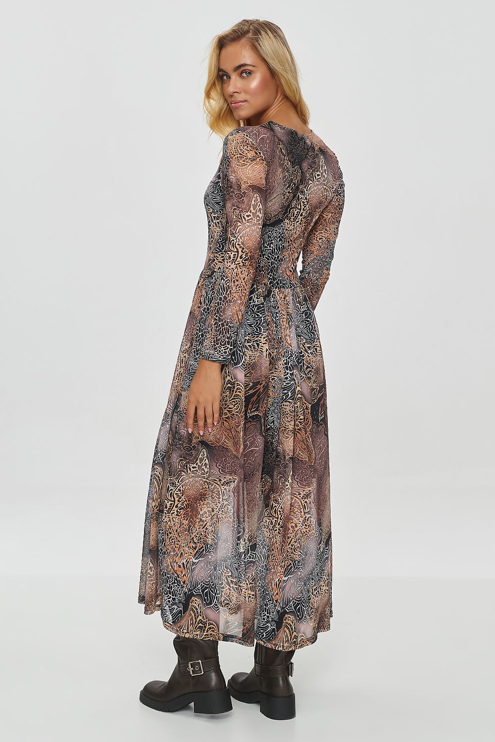 Robe de jour model 200078 Makadamia