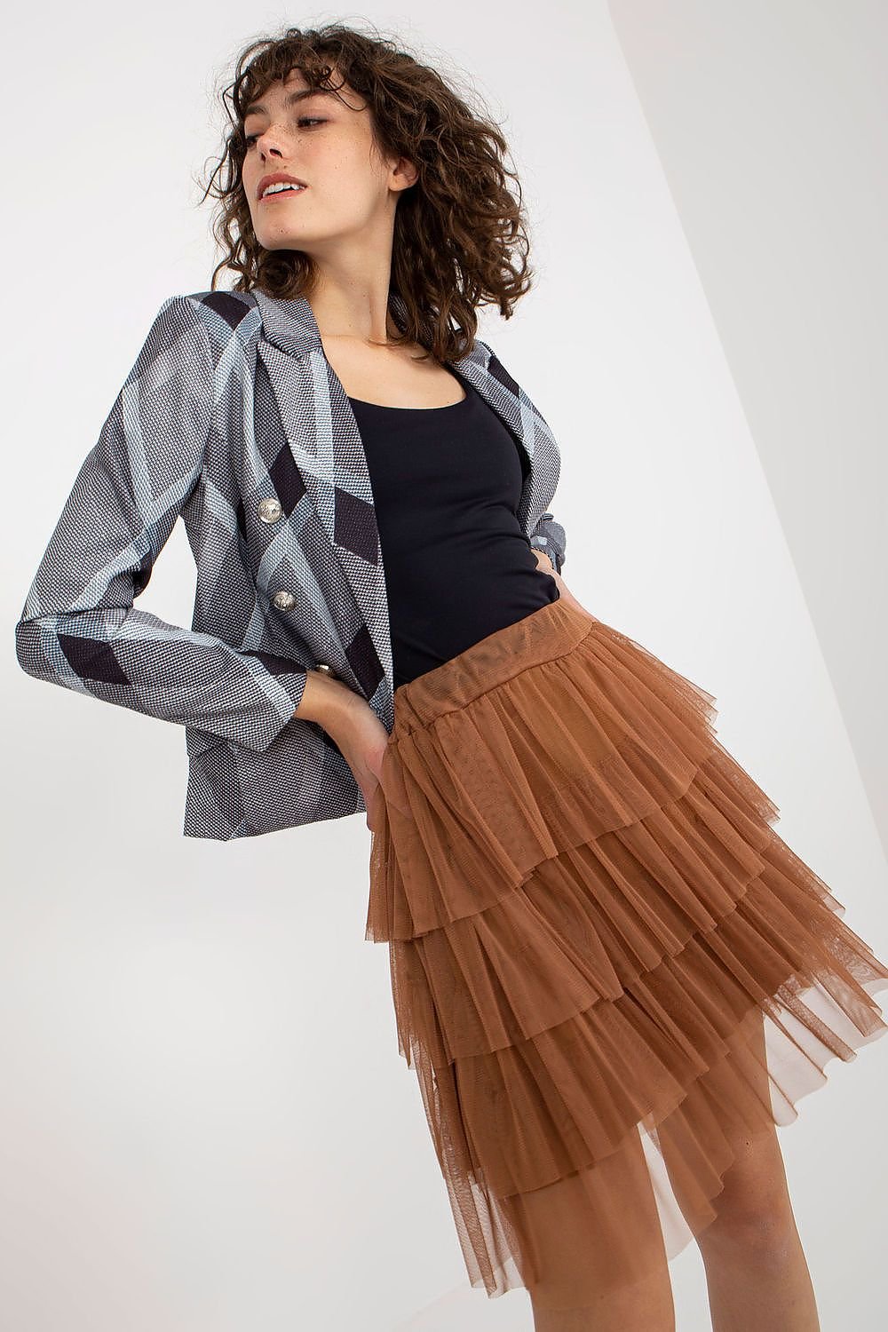Jupe courte model 206150 Och Bella