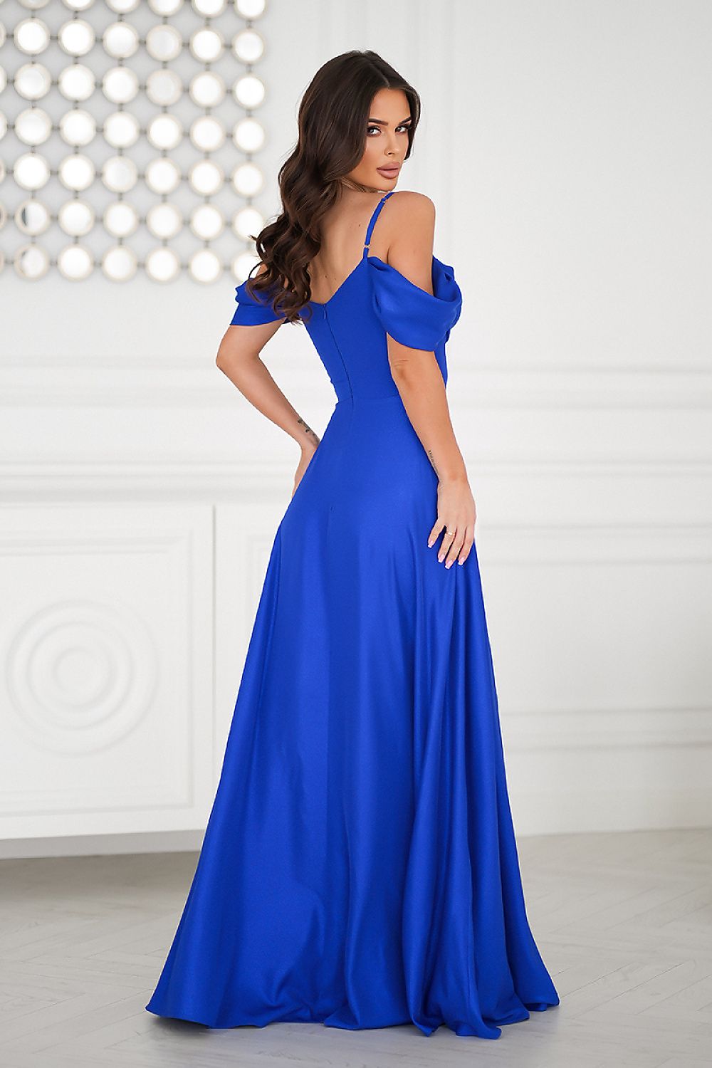 Robe longue model 208531 Bicotone