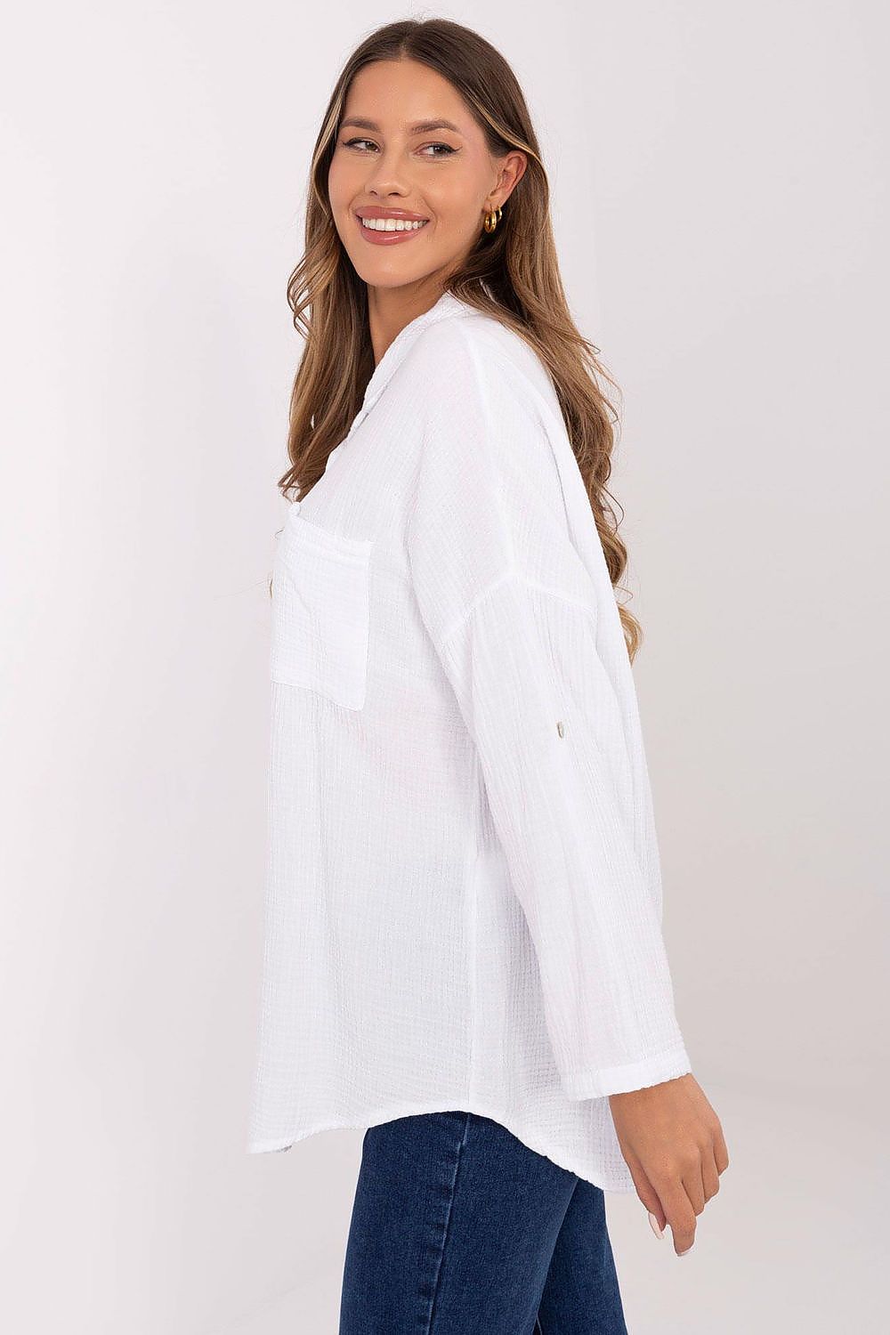 Chemise manche longue model 210013 Italy Moda
