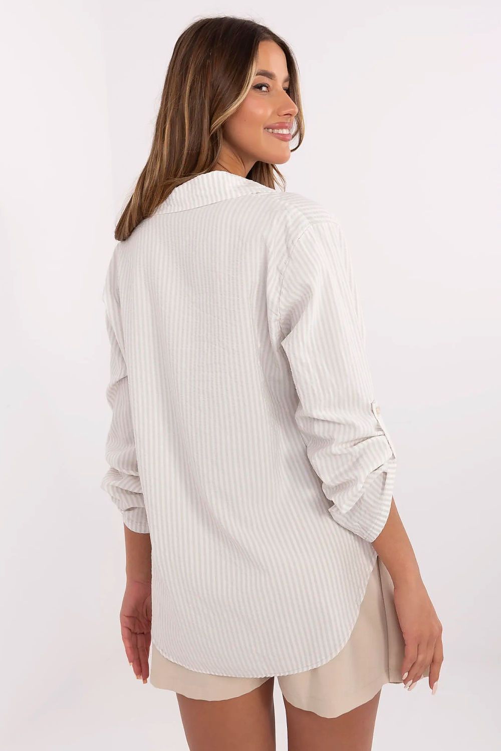 Chemise manche longue model 210016 Italy Moda