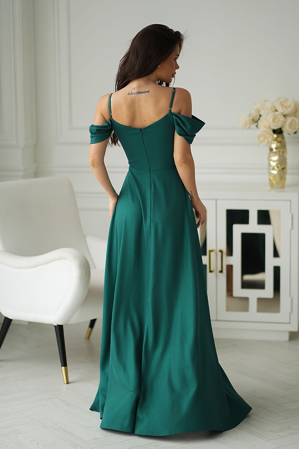 Robe longue model 210724 Bicotone