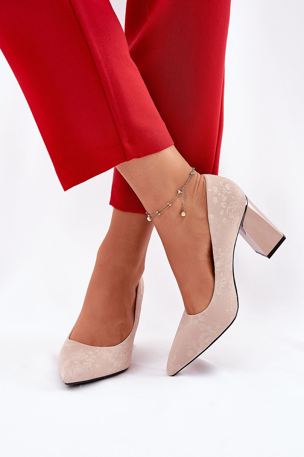 Escarpins talon large model 212335 Step in style