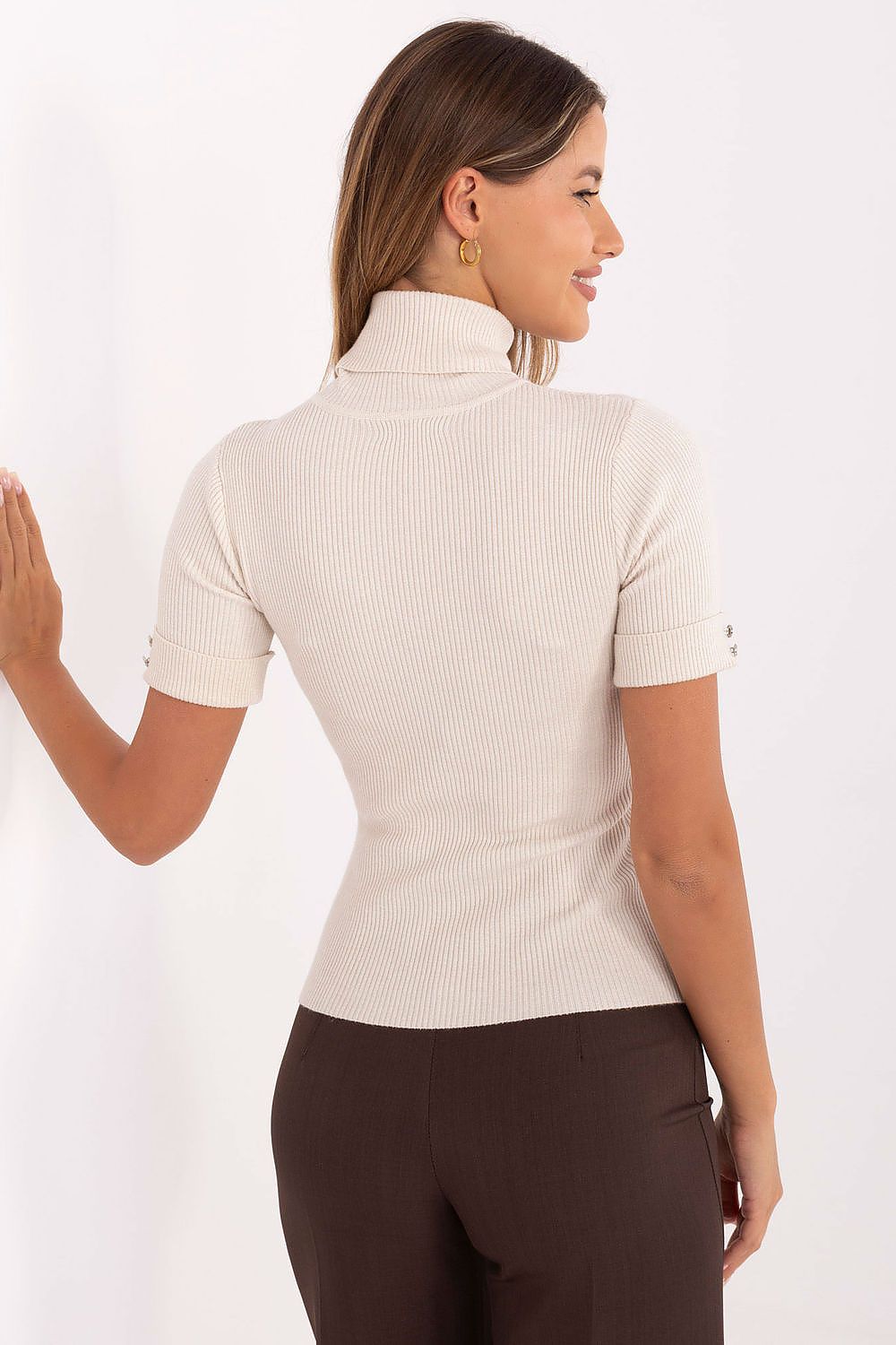 Pull à manches courtes model 217326 Factory Price