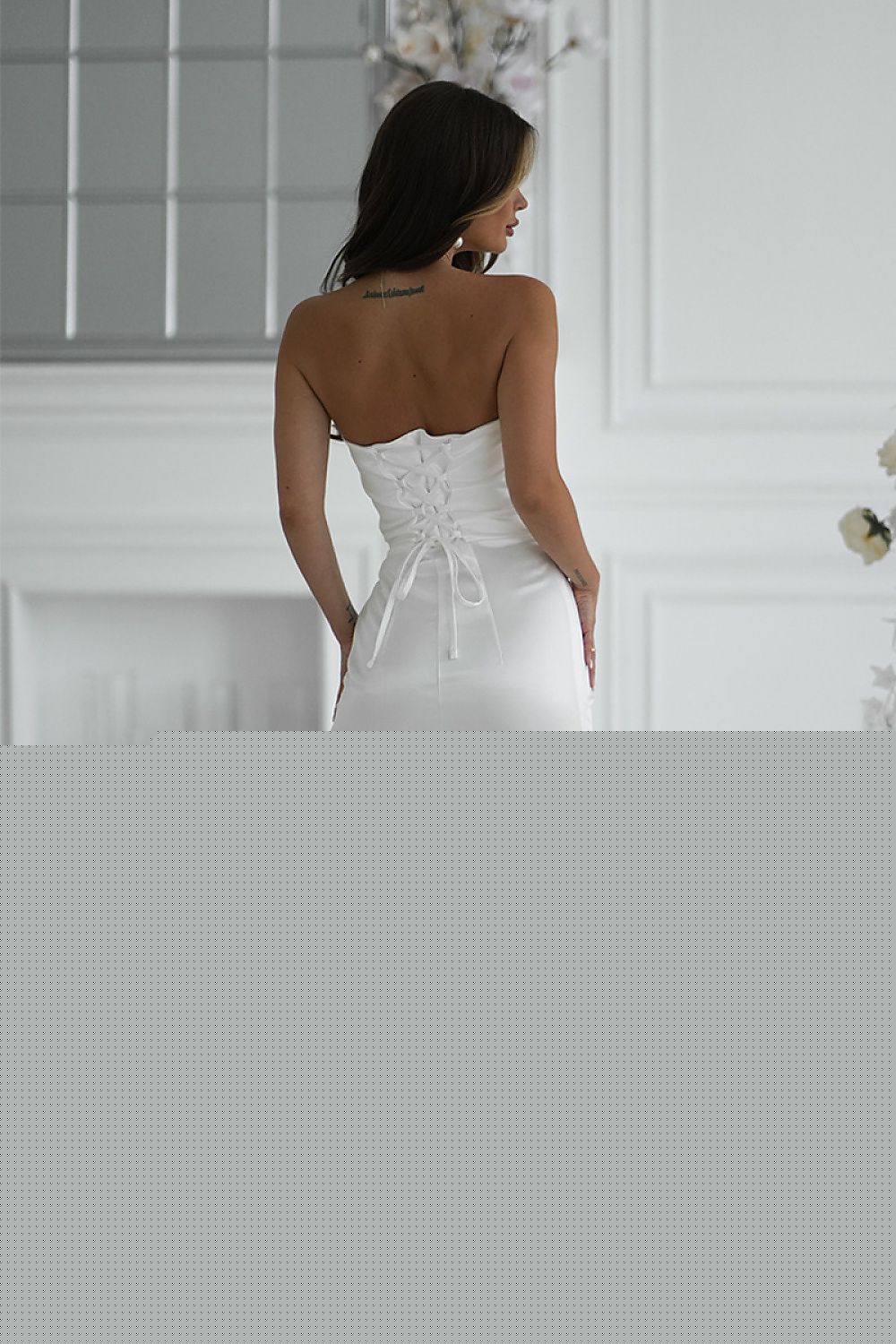 Robe longue model 219716 Bicotone