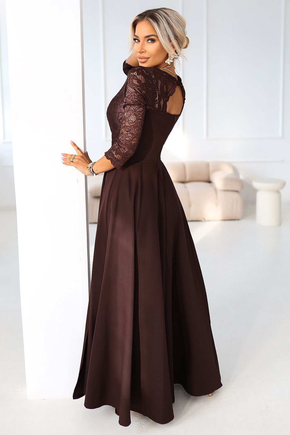 Robe longue model 221795 Numoco