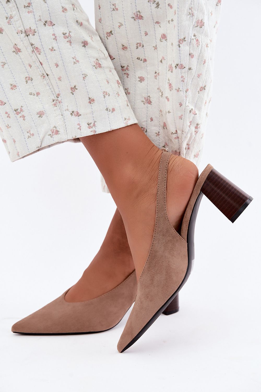 Escarpins talon large model 230730 Step in style