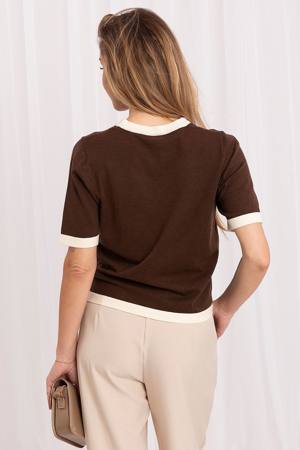 Pull à manches courtes model 230899 Italy Moda