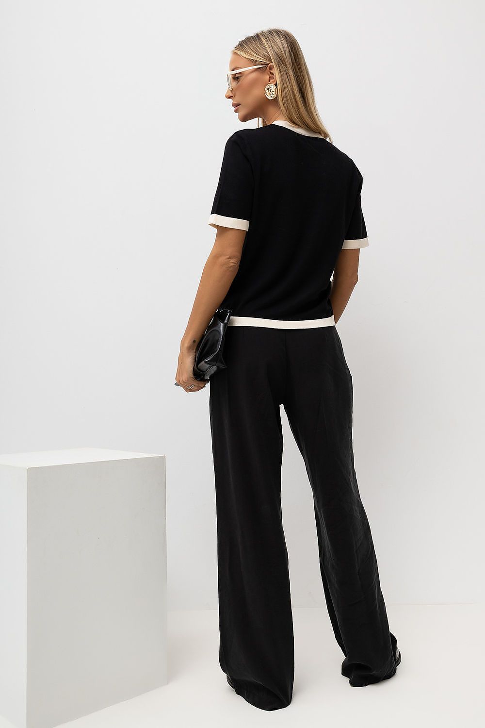 Pull à manches courtes model 230901 Italy Moda