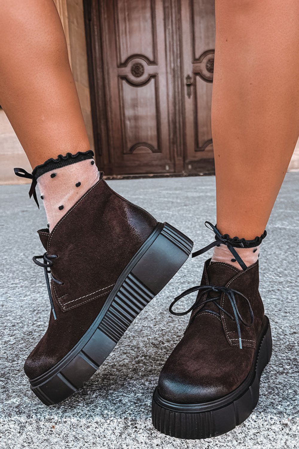 Derbies à plateforme model 231168 Step in style