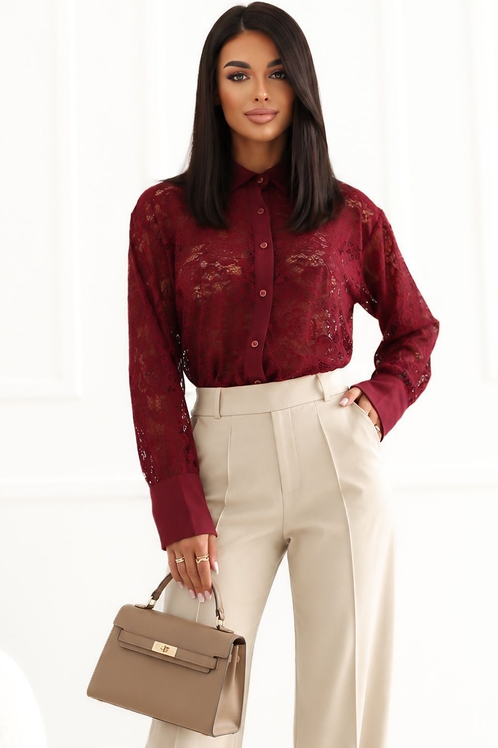 Chemise manche longue model 232429 Rue Paris