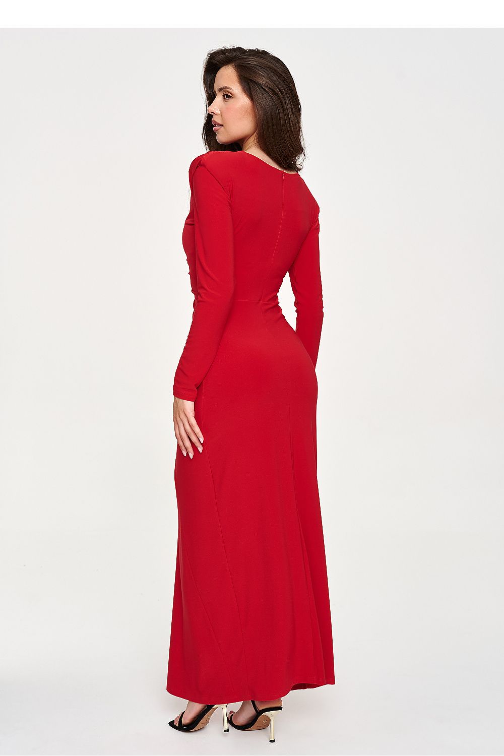 Robe longue model 232508 Makadamia