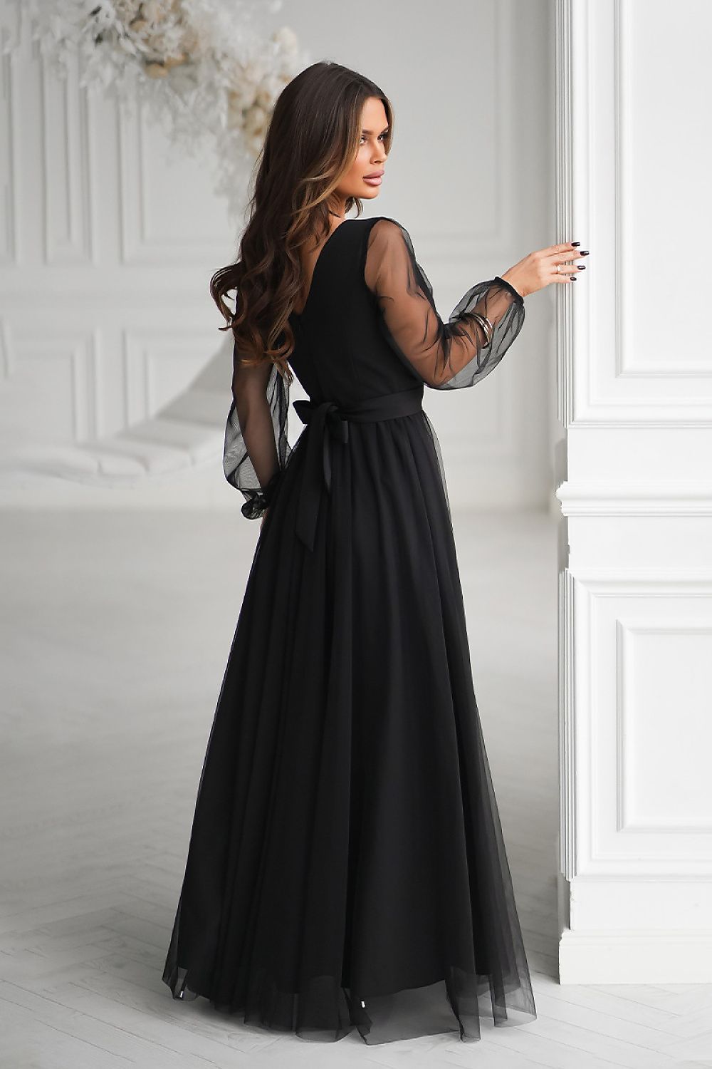 Robe longue model 232800 Bicotone