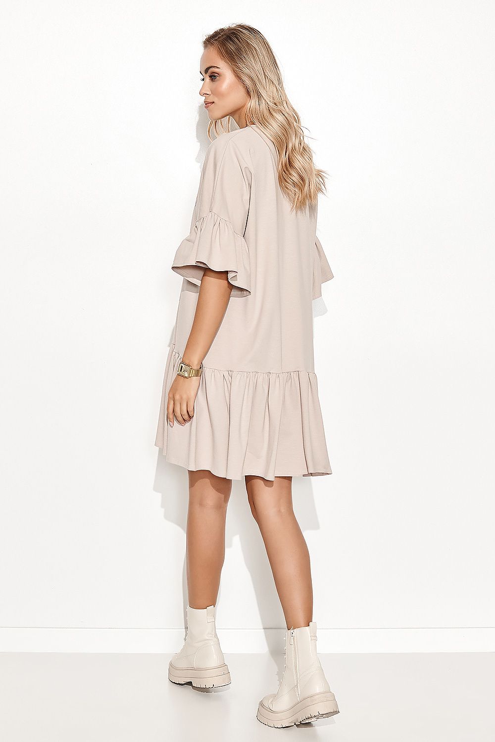 Robe de jour model 162927 Makadamia