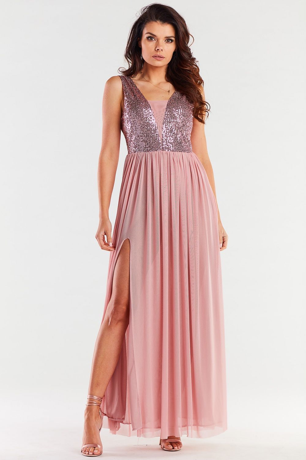 Robe longue model 174300 awama