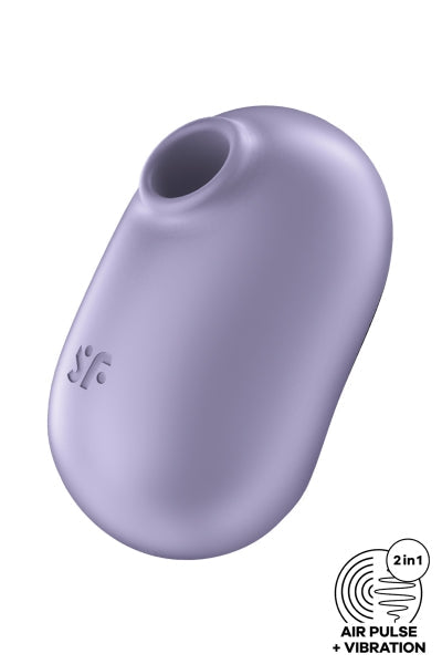 Satisfyer Pro To Go 2 lavande, modèle compact à air pulsé et vibrations