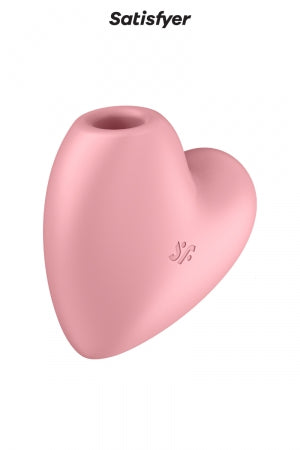 Double stimulateur Cutie Heart rose - Satisfyer