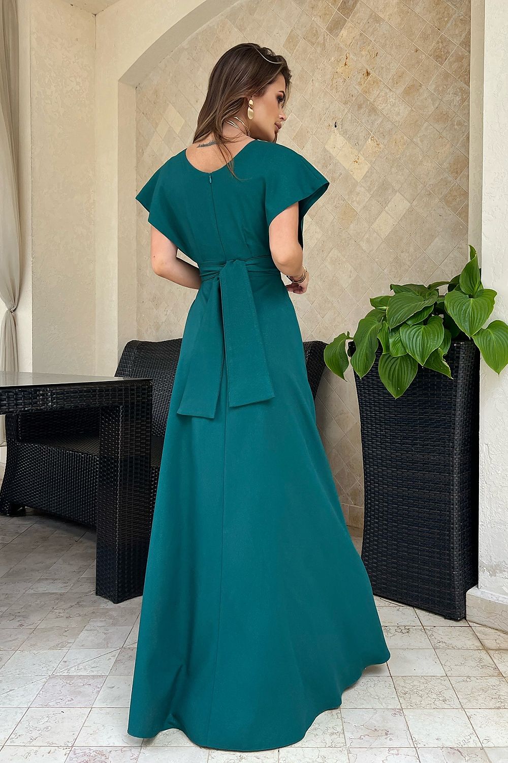 Robe longue model 188236 Bicotone