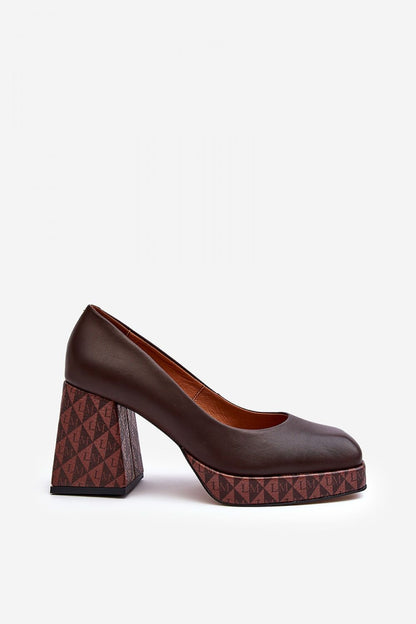 Escarpins talon large model 188523 Step in style