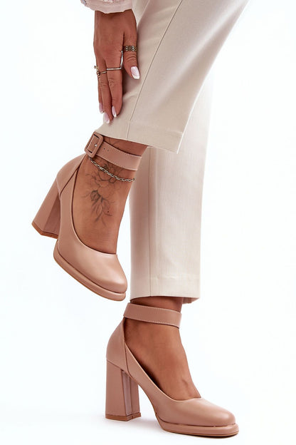 Escarpins talon large model 188527 Step in style