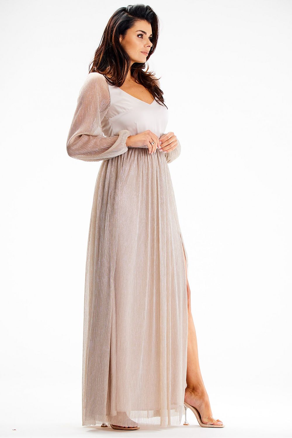 Robe longue model 189440 awama
