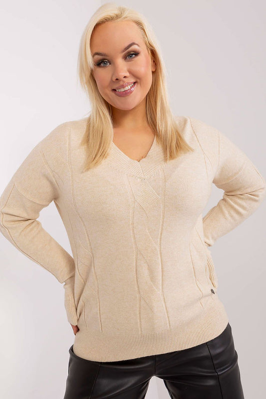 Chandail plus size model 190053 Factory Price