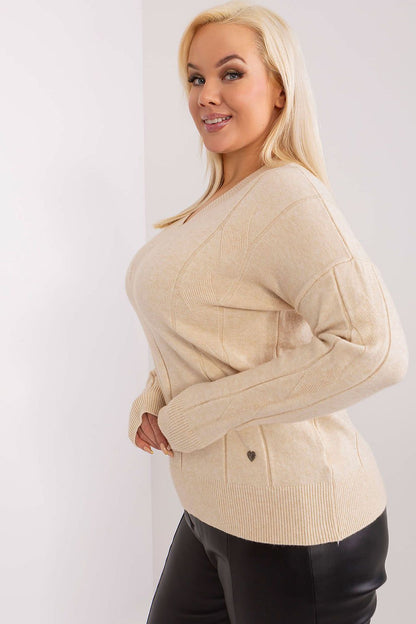 Chandail plus size model 190053 Factory Price