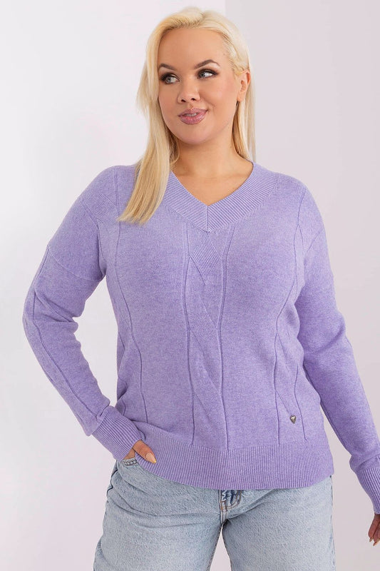Chandail plus size model 190054 Factory Price