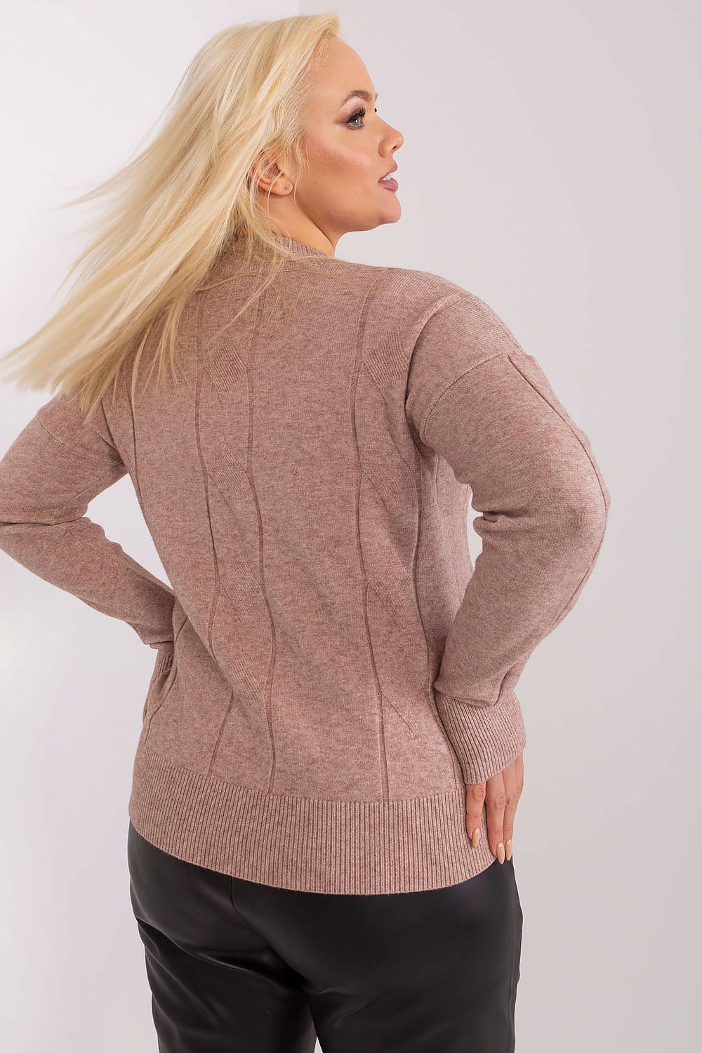 Chandail plus size model 190055 Factory Price
