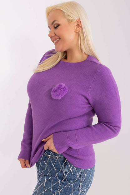 Chandail plus size model 190067 Factory Price