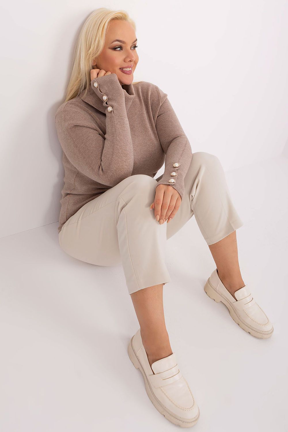 Chandail plus size model 190082 Factory Price