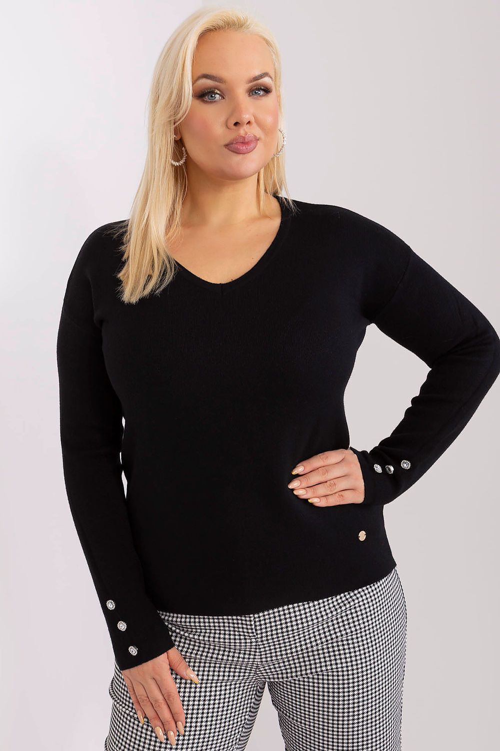 Chandail plus size model 190087 Factory Price