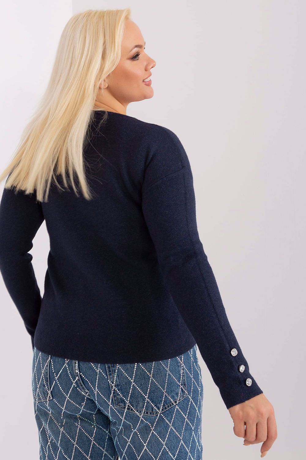 Chandail plus size model 190088 Factory Price