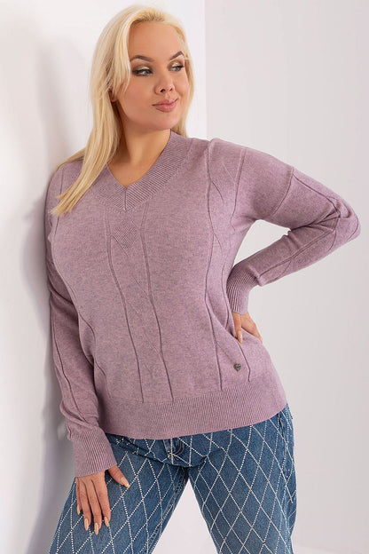 Chandail plus size model 190051 Factory Price