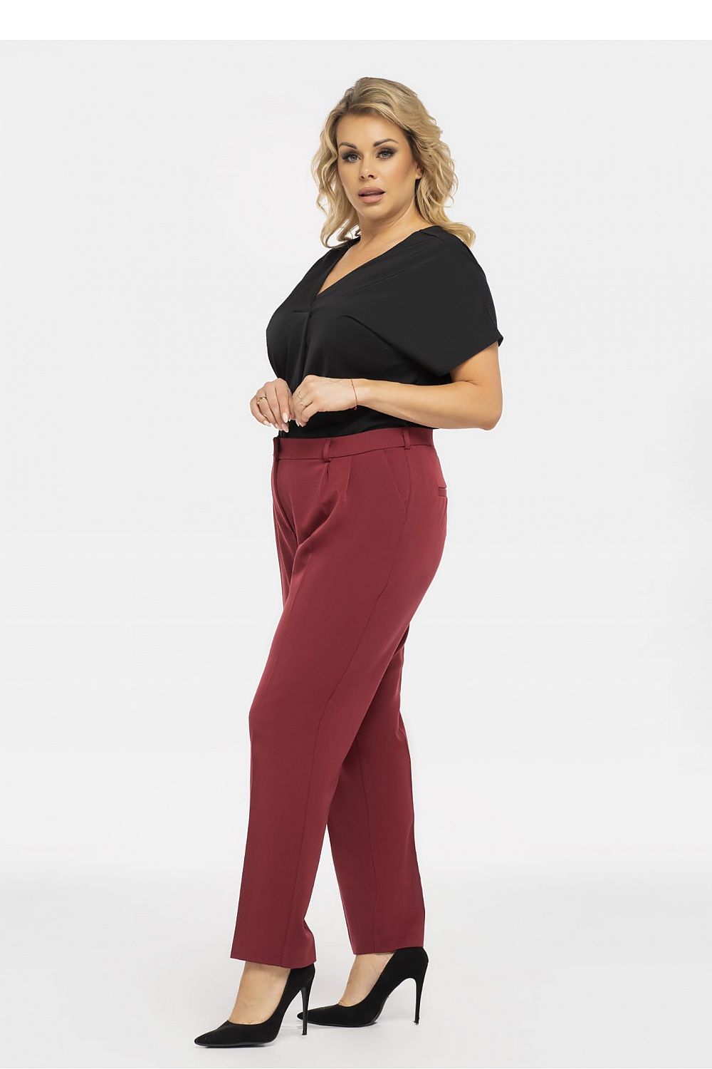 Pantalon taille plus model 190932 Karko