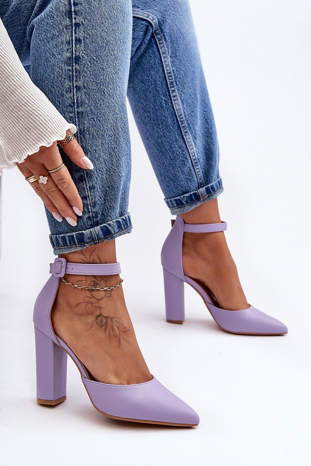 Escarpins talon large model 191358 Step in style