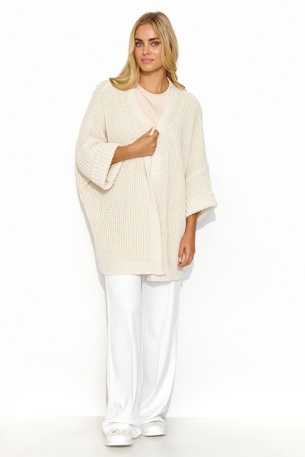 Cardigan model 192334 Makadamia