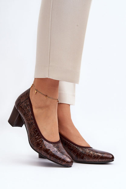 Escarpins talon large model 192918 Step in style
