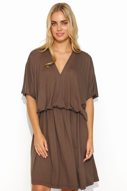 Robe de jour model 192943 Makadamia