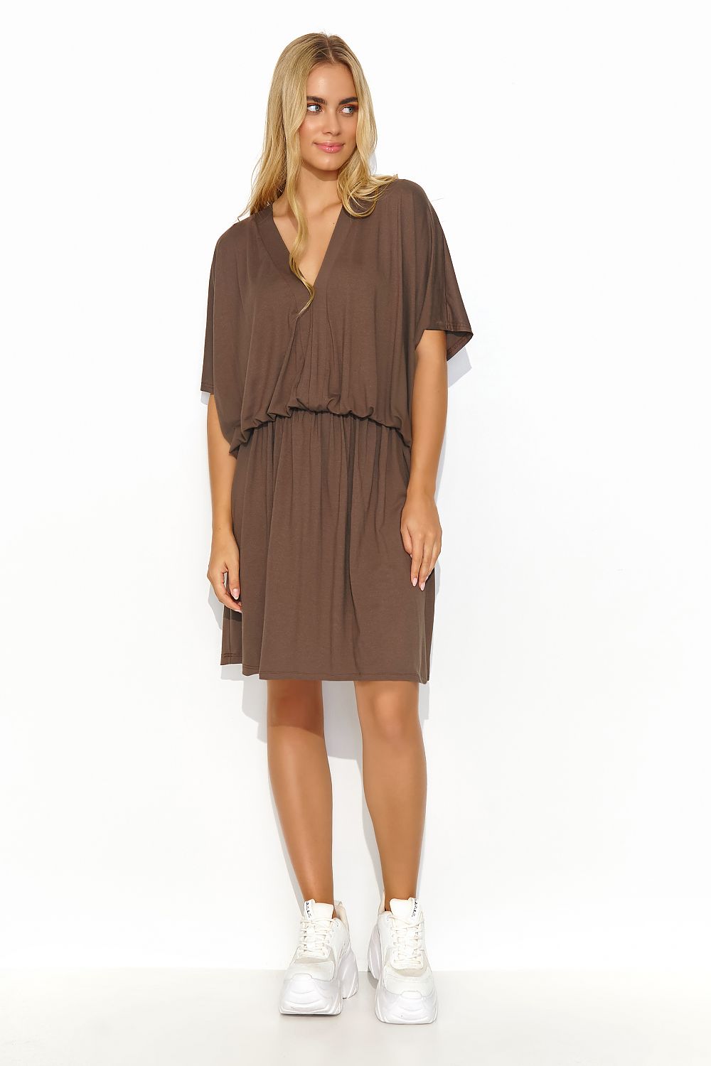Robe de jour model 192943 Makadamia