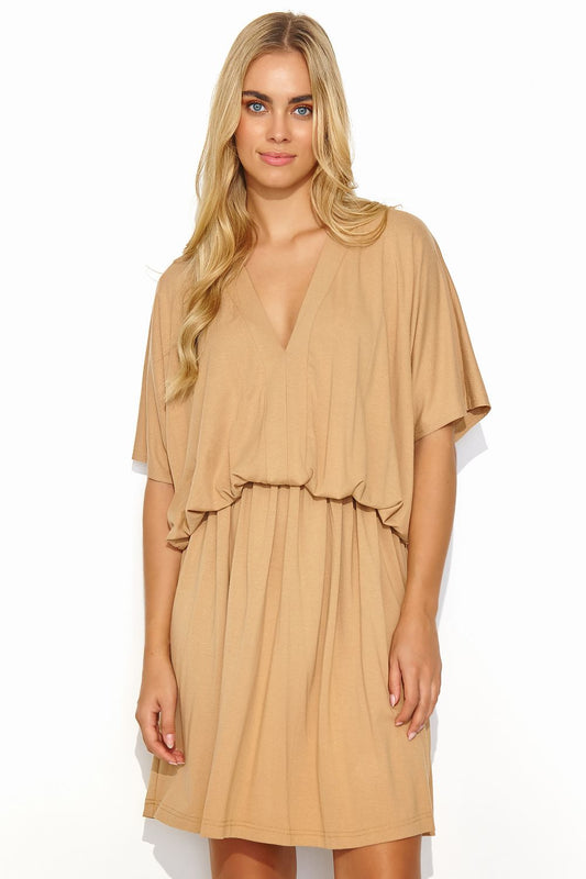 Robe de jour model 192945 Makadamia