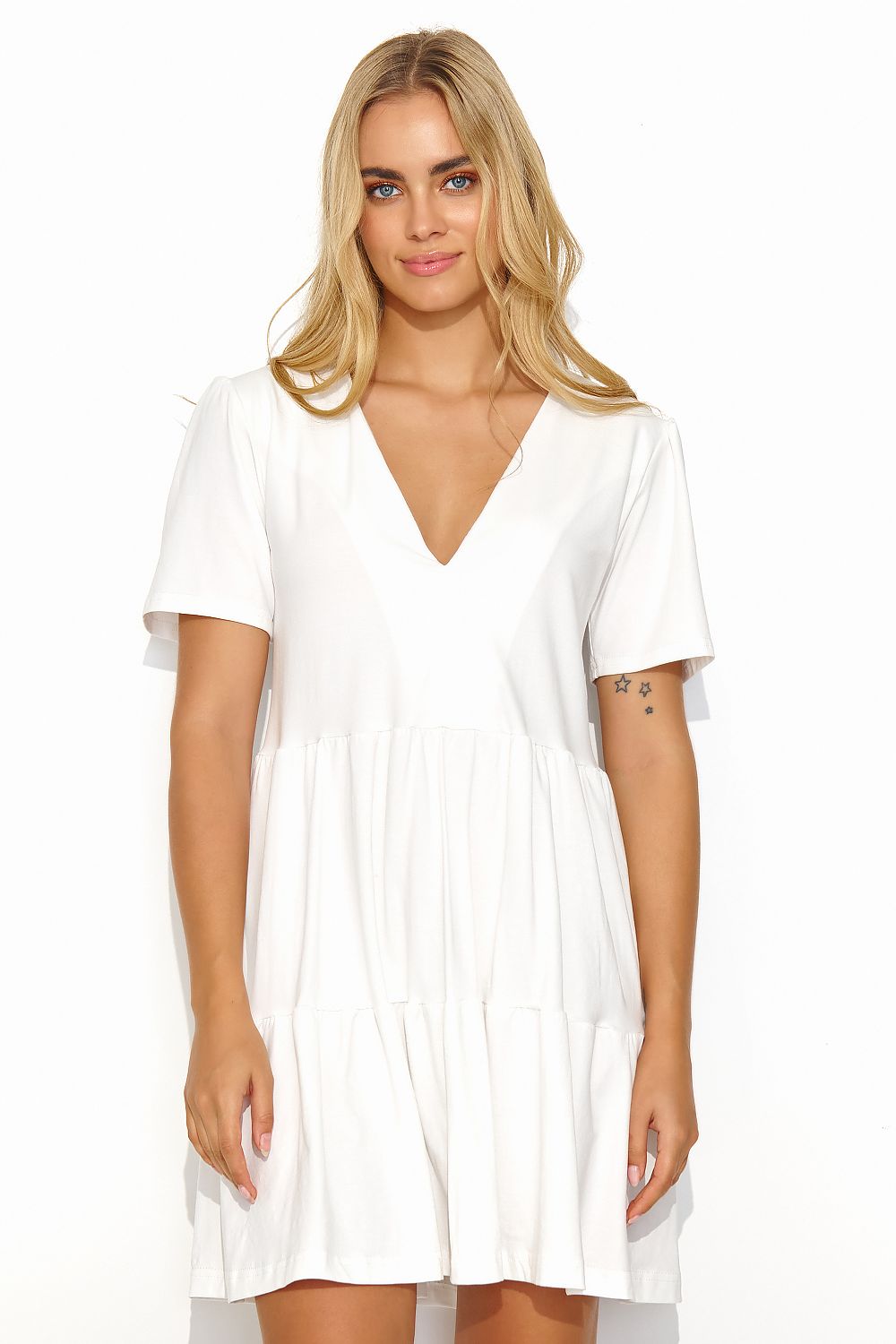 Robe de jour model 192946 Makadamia